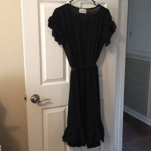 Vintage woman’s black dress
